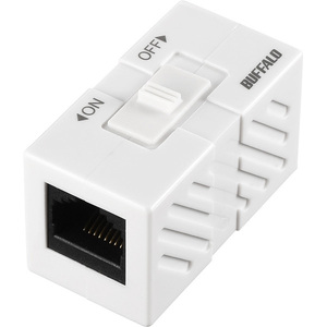 ＲＪ４５スイッチ付き中継コネクター　ＢＬＡＲＪ４５ＴＳＷＨ　■お取り寄せ品
