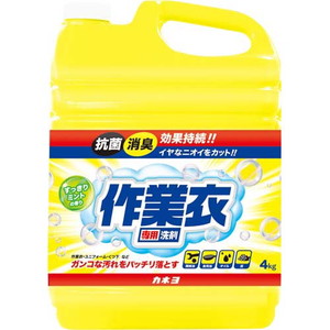作業着専用洗剤ジェル　詰替　４ｋｇ&times;３