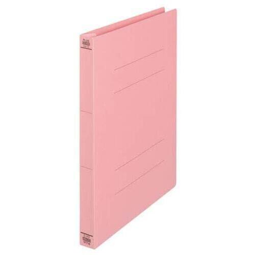 フラットファイル　厚とじ３００　Ａ４縦　ピンク