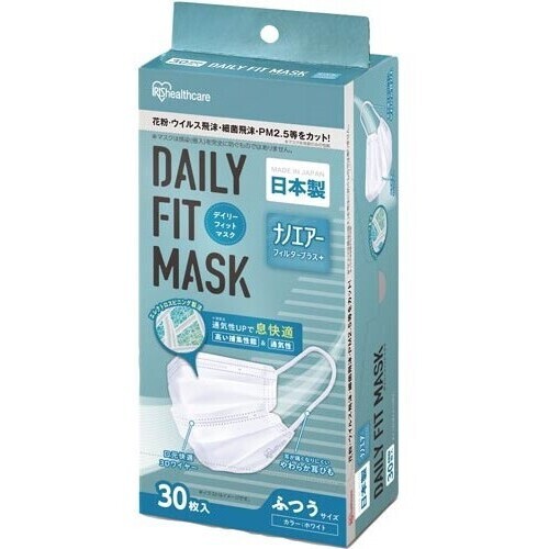 デイリーフィットマスク　ナノエアーふつう　３０枚入
