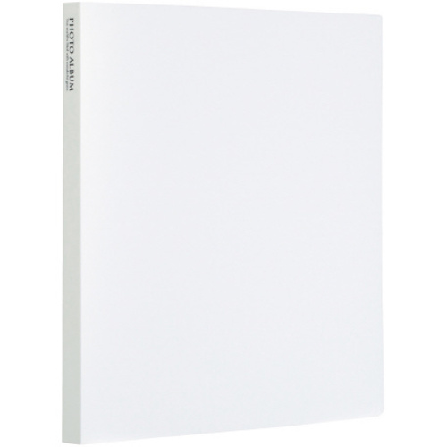 フォトアルバム＜高透明＞　Ｌ　２４０Ｐ　ホワイト　【お取り寄せ品】６営業日以内届