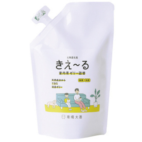 きえーる　室内用　ゼリータイプ　無香　詰替４８０ｇ　【お取り寄せ品】９営業日以内届