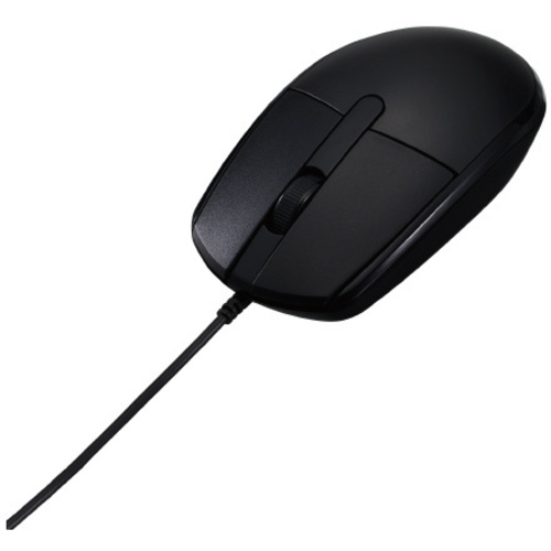 有線マウス　３ボタン　ブラック　３個