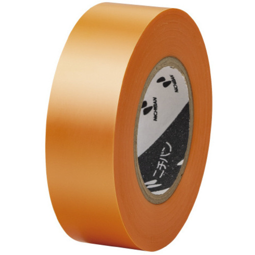 ビニールテープ　１９ｍｍ&times;１０ｍ　橙　&times;１０　【お取り寄せ品】５営業日以内届