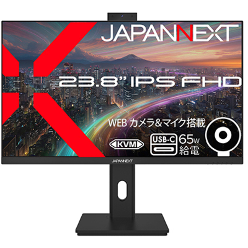 液晶ディスプレイ　２３．８型／１９２０×１０８０／ブラック　ＪＮ－ＩＰＳ２３８Ｆ－ＨＳＰＣ６－ＣＭＳ　■２営業日内届