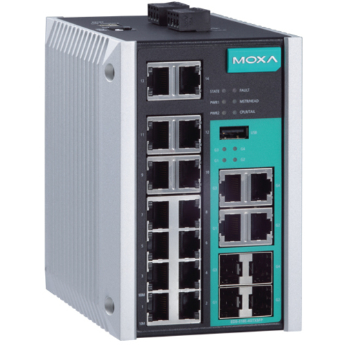 １４＋４Ｇポート　ギガビットマネージドイーサネットスイッチ　（ワイド温度モデル）　■お取り寄せ品