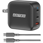 ＰＤ対応ＧａＮ　ＡＣ充電器／ブラック＆Ｔｙｐｅ－Ｃセット　ＡＰＤ－Ｖ１００ＡＣ２－ＢＫ－ＳＣＵ２　■お取り寄せ品