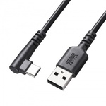 ＵＳＢ　２．０　Ｔｙｐｅ－Ｃケーブル（Ｃ－Ａ・Ｌ型・１ｍ）　ＫＵ－ＣＡＬ１０ＴＫ２　■お取り寄せ品