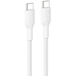 ＢｏｏｓｔＣｈａｒｇｅ　Ｐｒｏ　ＵＳＢ－Ｃ　ｔｏ　ＵＳＢ－Ｃ　編組ケーブル　６０Ｗ　１Ｍ　ホワイト　■お取り寄せ品