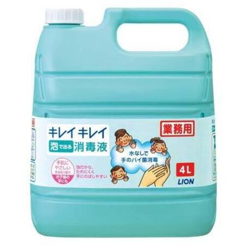 業務用キレイキレイ薬用泡で出る消毒液　４Ｌ×３