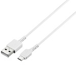 ＵＳＢ　ｍｉｃｒｏＢケーブル　スリム　３．０ｍ　ホワイト　■お取り寄せ品