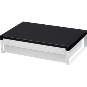 机上台　引出し付　幅３９０ｍｍ　黒