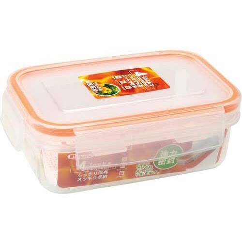 ４ＬＯＣＫＳ保存容器　長方形４５０ＭＬ　Ｒ