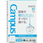 キャンパスルーズリーフＢ５ドット入理系Ｂ罫１００枚