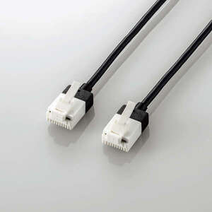 ＬＡＮケーブル／ＣＡＴ６Ａ／スーパースリム／爪折れ防止／１０ｍ／ブラック　ＬＤ－ＧＰＡＳＳＴ／ＢＫ１００　■お取り寄せ品