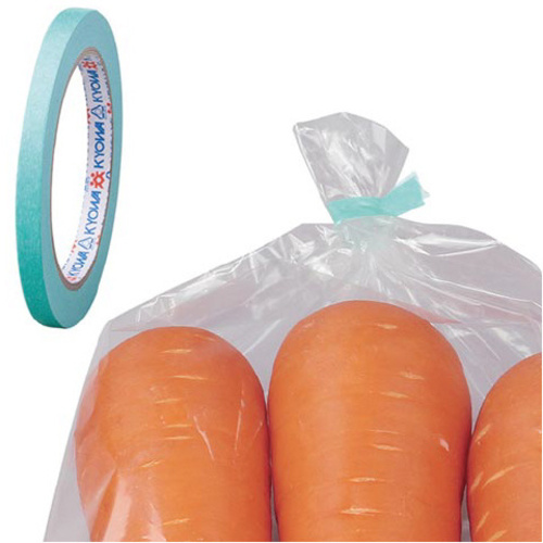 手で切れるバッグシーリングテープ紙　ミントグリーン