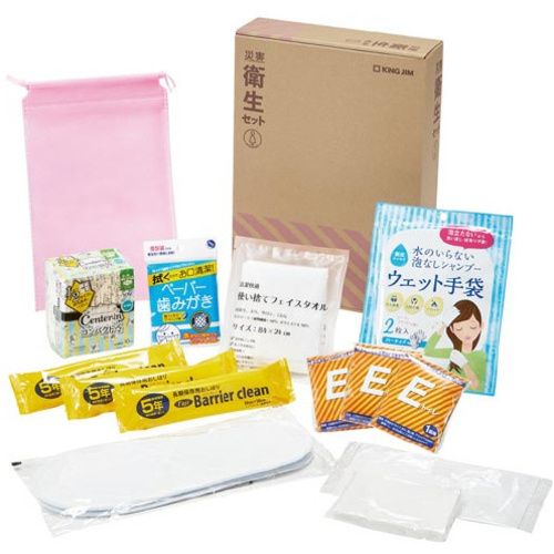 防災セット　災害衛生セット（女性用）　Ａ４サイズ