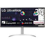ゲーミングディスプレイ　３４型／２５６０×１０８０／白　３４ＷＱ６５０－Ｗ　■２営業日内届