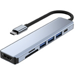 ＵＳＢ　Ｔｙｐｅ－Ｃ　Ｍｕｌｔｉ　Ｈｕｂ　７ｉｎ１　【お取り寄せ品】９営業日以内届