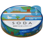 ソ－ダ　透明マステ（ドット）Ｘ３　【お取り寄せ品】５営業日以内届