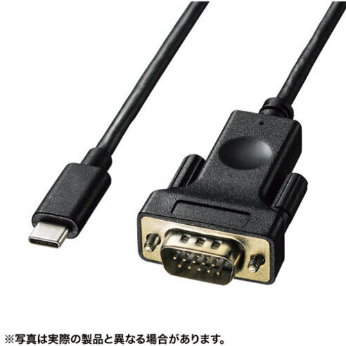 ＴｙｐｅＣ－ＶＧＡ変換ケーブル（ブラック・２ｍ）　ＫＣ－ＡＬＣＶ２０　■お取り寄せ品