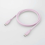 ＵＳＢ　Ｔｙｐｅ　Ｃ－Ｃケーブル／なめらか／１．０ｍ／ラベンダー　ＭＰＡ－ＣＣＳＳ１０ＰＵ　■お取り寄せ品