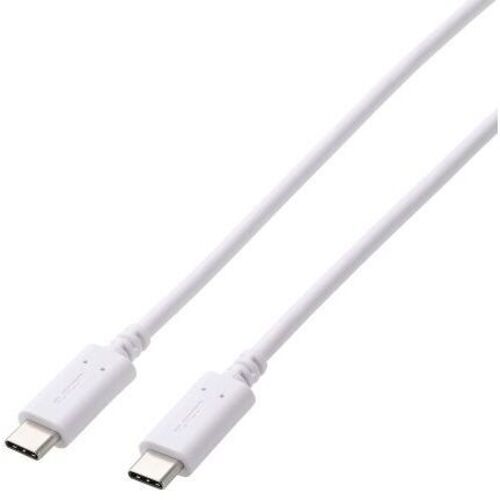 ＵＳＢ２．０ケーブル／ＰＳ５対応／Ｃ－Ｃタイプ／ノーマル／２．０ｍ／ホワイト　■お取り寄せ品