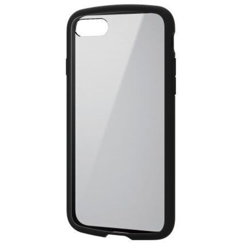 ｉＰｈｏｎｅ　ＳＥ　第３世代／ケース／背面クリア／ブラック　ＰＭ－Ａ２２ＳＴＳＬＦＣＢＫ　■お取り寄せ品