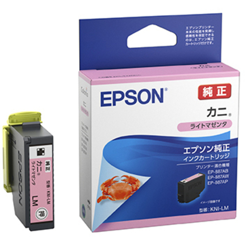 カラリオプリンター用　インクカートリッジ／カニ（ライトマゼンタ）　ＫＮＩ－ＬＭ　■お取り寄せ品