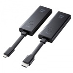 ４Ｋ対応ワイヤレスＨＤＭＩエクステンダー（Ｔｙｐｅ－Ｃ接続用）　ＶＧＡ－ＥＸＷＨＤ１２Ｃ　■お取り寄せ品
