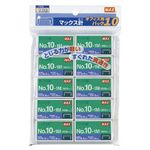 ホッチキス　１０号針　１０００本入　１０個パック