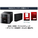 ＮＡＳセキュリティ対策セット（総容量４ＴＢ）　■２営業日内届