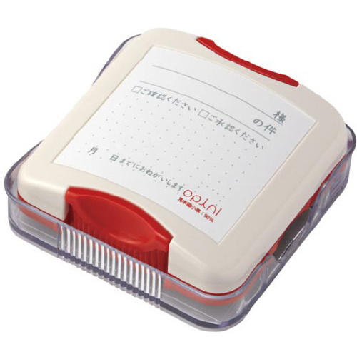 オピニ　ふせん用伝言メモスタンプ　確認＆承認メモ　【お取り寄せ品】８営業日以内届