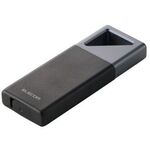 外付けＳＳＤ／ＵＳＢ２０Ｇｂｐｓ対応／防塵／防滴／耐衝撃／Ｔｙｐｅ－Ｃ／２ＴＢ／ブラック　■お取り寄せ品