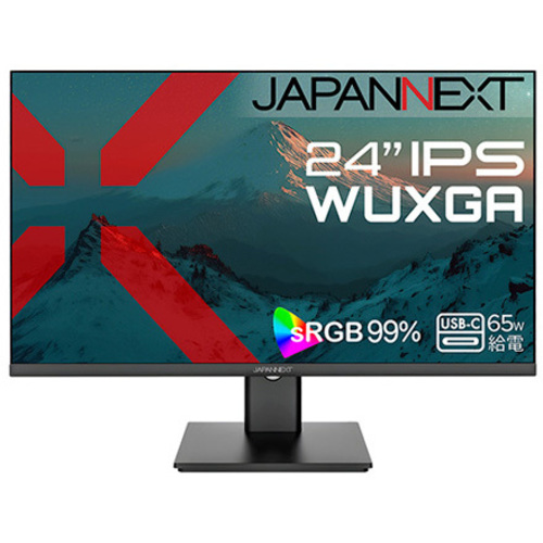 液晶ディスプレイ　２４型／１９２０×１２００／ブラック　ＪＮ－ＩＰＳ２４ＷＸ－Ｃ６　■２営業日内届