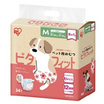 ペット用おむつピタフィットＭ３４枚　女の子用