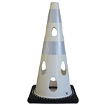 穴あきコーン　ホワイト