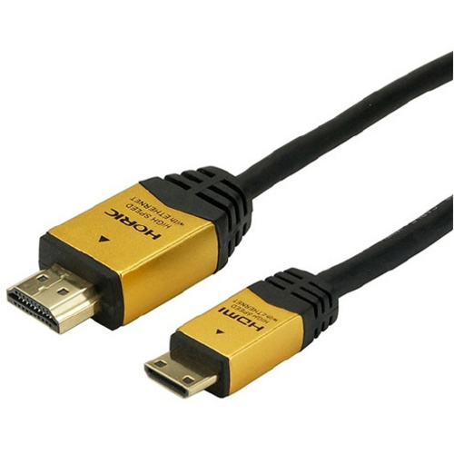 ＨＤＭＩミニケーブル　３．０ｍ　ゴールド　【お取り寄せ品】１２営業日以内届