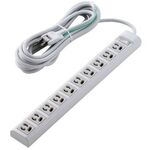 ＯＡタップ／３Ｐ／１０個口／マグネット／抜け止め／スイッチ／５ｍ　Ｔ－Ｙ３Ａ－３１０５０ＷＨ　■お取り寄せ品