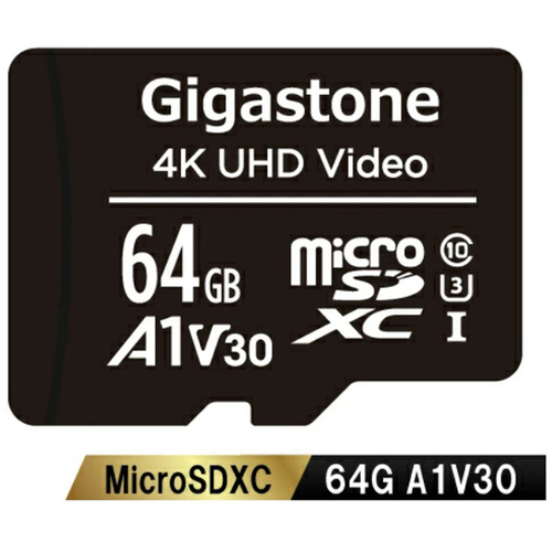 ｍｉｃｒｏＳＤＸＣカード　６４ＧＢ　ＵＨＳ－Ｉ　Ｕ１　Ａ１　Ｖ３０　ＧＪＭＸ－６４ＧＶ３Ａ１　■お取り寄せ品