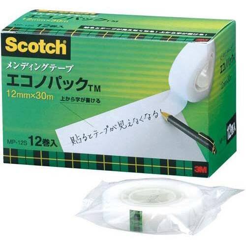 スコッチメンディングテープ小巻１２ｍｍ幅１２巻