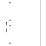 マルチプリンタ帳票　Ａ５　白紙２面４穴　１００枚