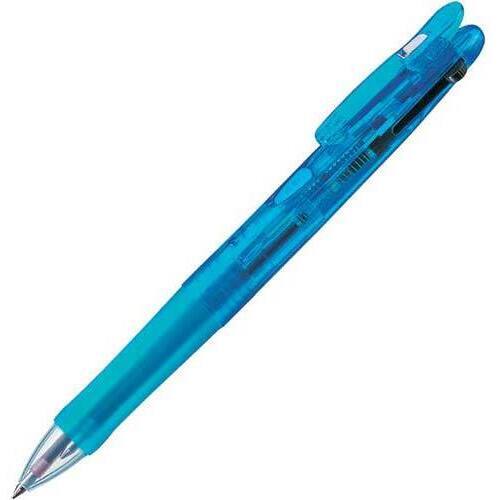 クリップオンＧ２色ボールペン　ライトブルー軸１０本