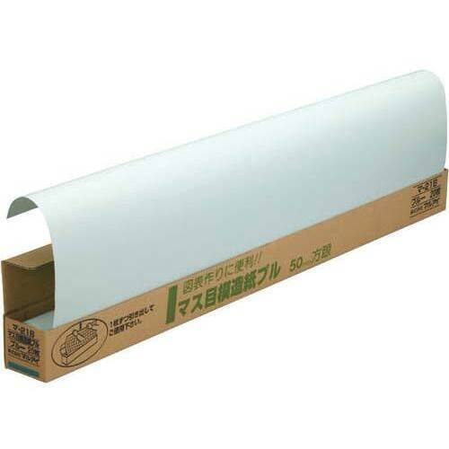 色マス目模造紙７８８&times;１０８５ｍｍ　ブルー　２０枚