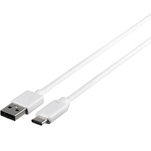 ＵＳＢ２．０ケーブル（Ａ　ｔｏ　Ｃ）　１．５ｍ　ホワイト　■２営業日内届