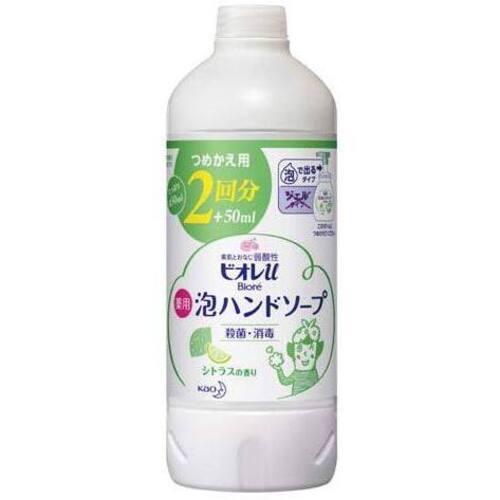 ビオレｕ泡ハンドソープシトラス詰替４３０ｍｌ×２４