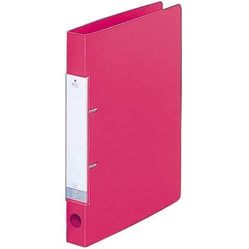 【超ＳＡＬＥ対象品】Ｄリング２穴ファイル　赤Ａ４縦背幅３４ｍｍ　３０冊