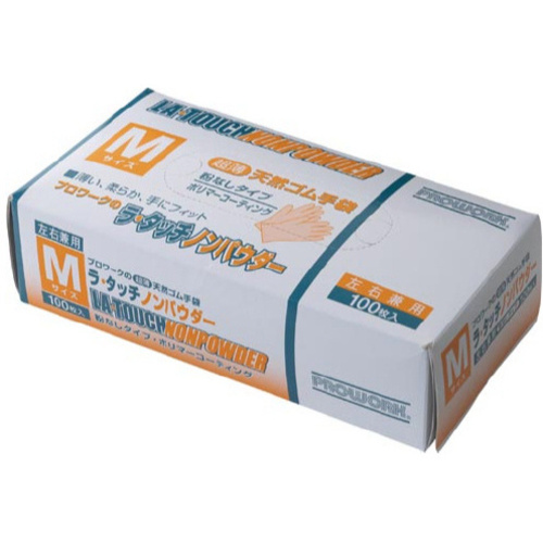 ラ・タッチノンパウダー　Ｍ　１００枚入