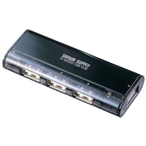 ＵＳＢ２．０ハブ（ブラック）　ＵＳＢ－ＨＵＢ２２５ＧＢＫＮ　■お取り寄せ品