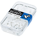 プラスチック画鋲　ダルマタイプ　１５本　透明Ｘ５